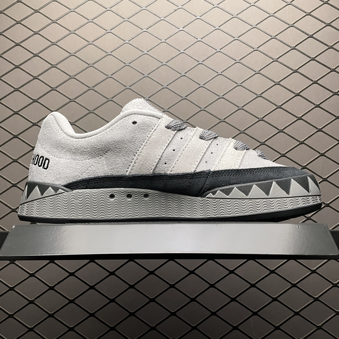 Neighborhood x AD 阿迪 Adimatic 鲨鱼 复古休闲面包鞋 H 全新版本出货 内增订制长筒袜和鞋带 尺码:36 36.5 3