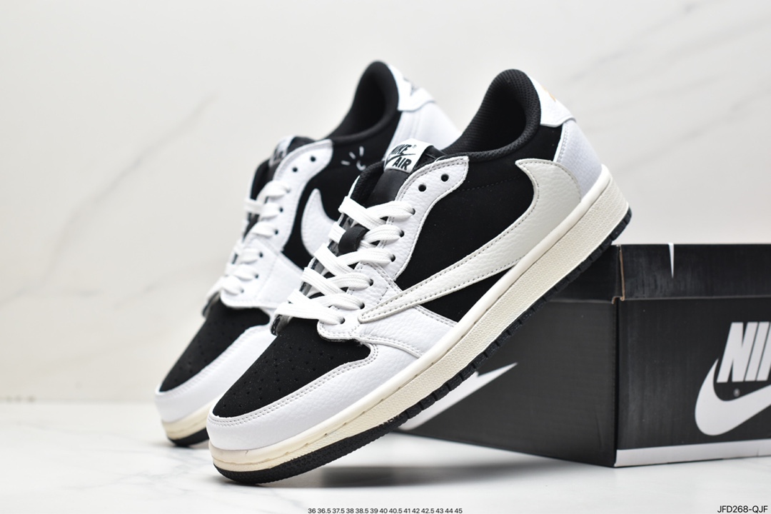170 耐克Nike Air Jordan 1 Low OG SP”Grey/Black/White”AJ1乔丹一代DM7866-168