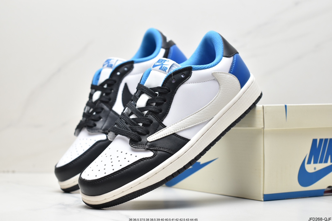 170 耐克Nike Air Jordan 1 Low OG SP”Grey/Black/White”AJ1乔丹一代DM7866-168