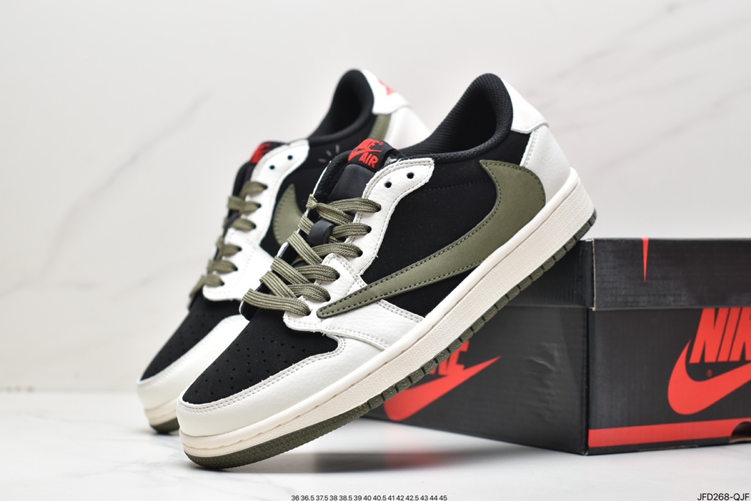 170 耐克Nike Air Jordan 1 Low OG SP”Grey/Black/White”AJ1乔丹一代DM7866-168