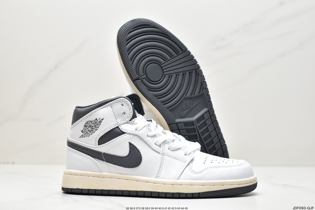 125 耐克Nike Air Jordan 1 Mid”Green Yellow”AJ1乔丹一代中帮DX9276-100