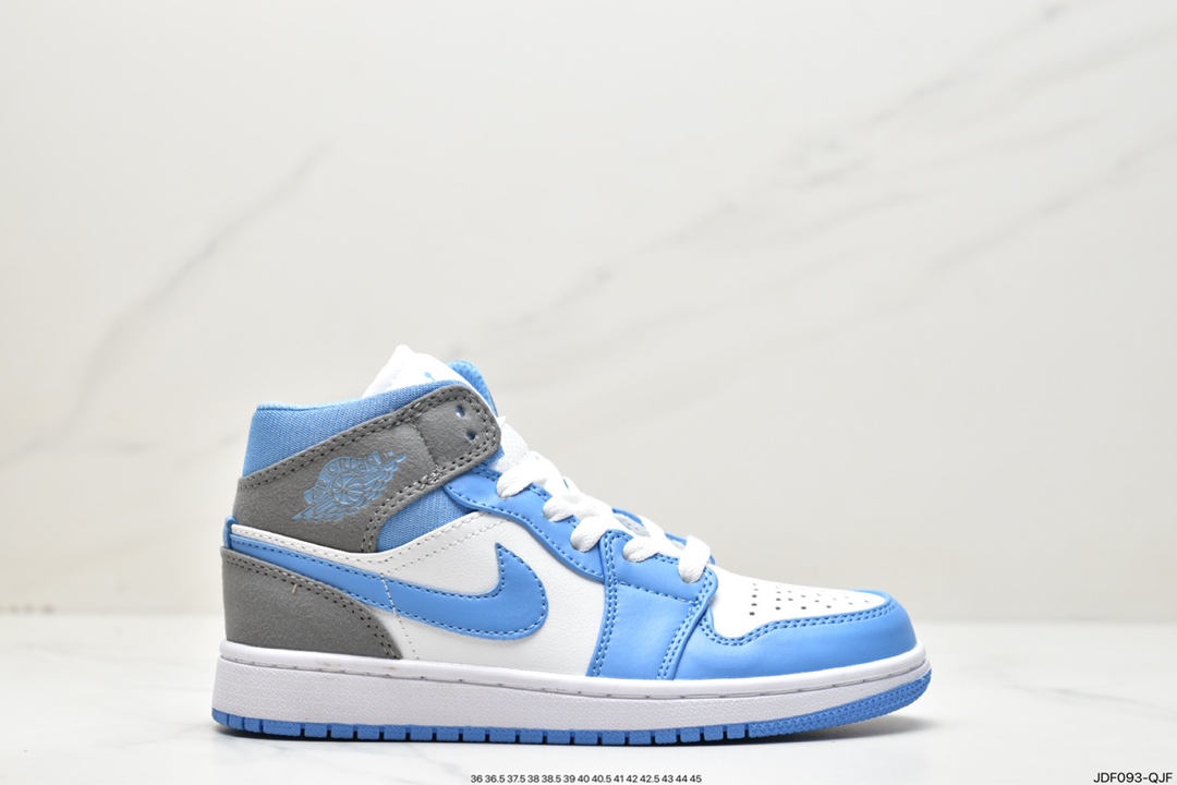 125 耐克Nike Air Jordan 1 Mid”Green Yellow”AJ1乔丹一代中帮DX9276-100