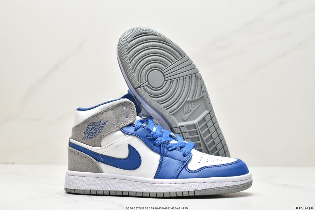 125 耐克Nike Air Jordan 1 Mid”Green Yellow”AJ1乔丹一代中帮DX9276-100