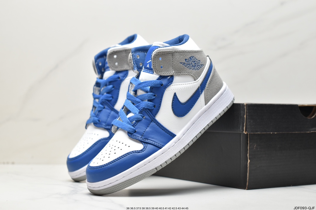 125 耐克Nike Air Jordan 1 Mid”Green Yellow”AJ1乔丹一代中帮DX9276-100