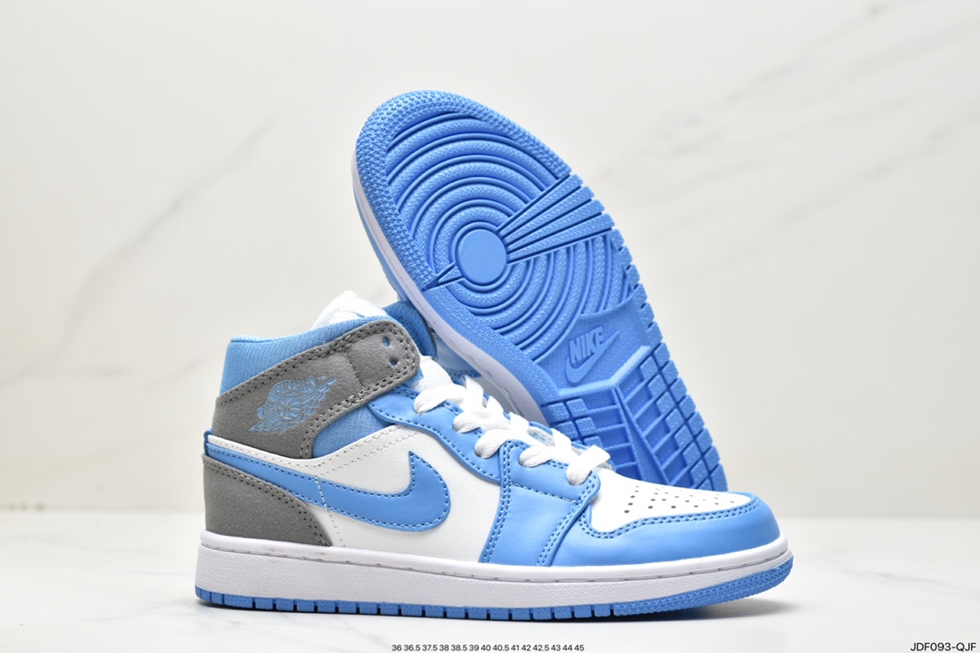 125 耐克Nike Air Jordan 1 Mid”Green Yellow”AJ1乔丹一代中帮DX9276-100