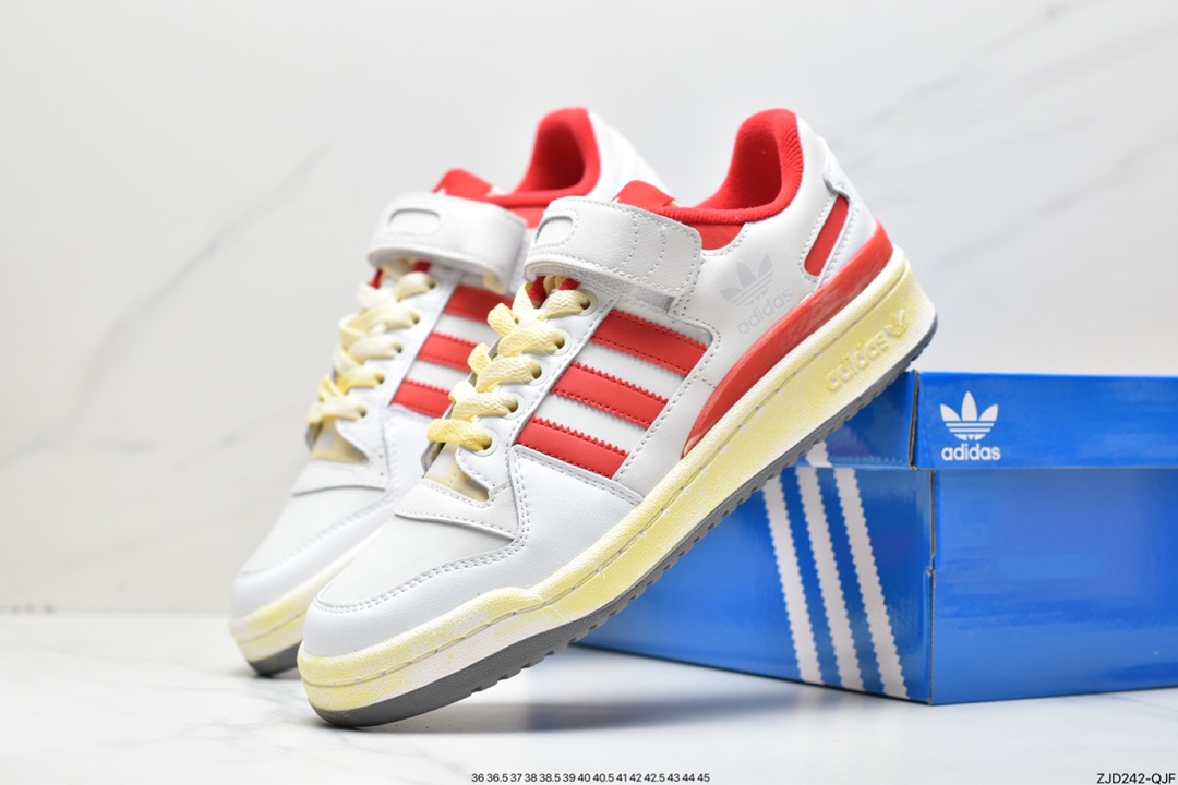 Adidas Forum 84 Low Low help massage stickers new color HR0557