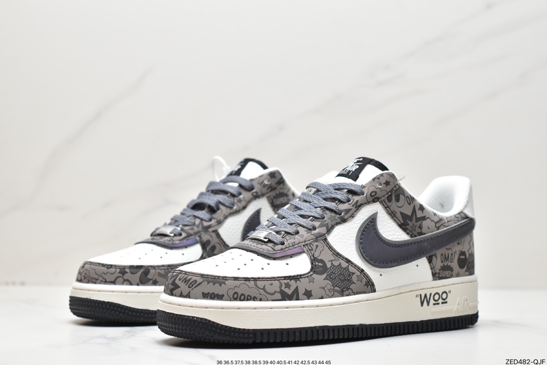 Nk Air Force 1'07 Low ”Hacker” Air Force One Low Top Casual Shoes ZG0088-811