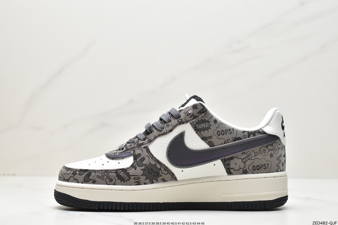 Nk Air Force 1'07 Low ”Hacker” Air Force One Low Top Casual Shoes ZG0088-811