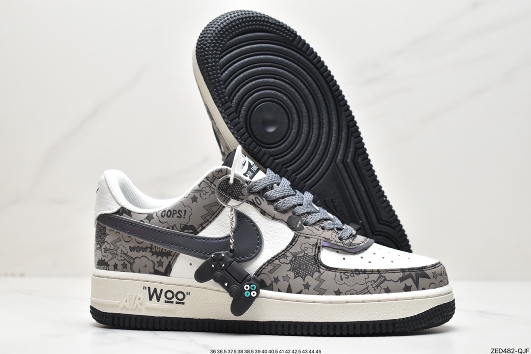 Nk Air Force 1'07 Low ”Hacker” Air Force One Low Top Casual Shoes ZG0088-811