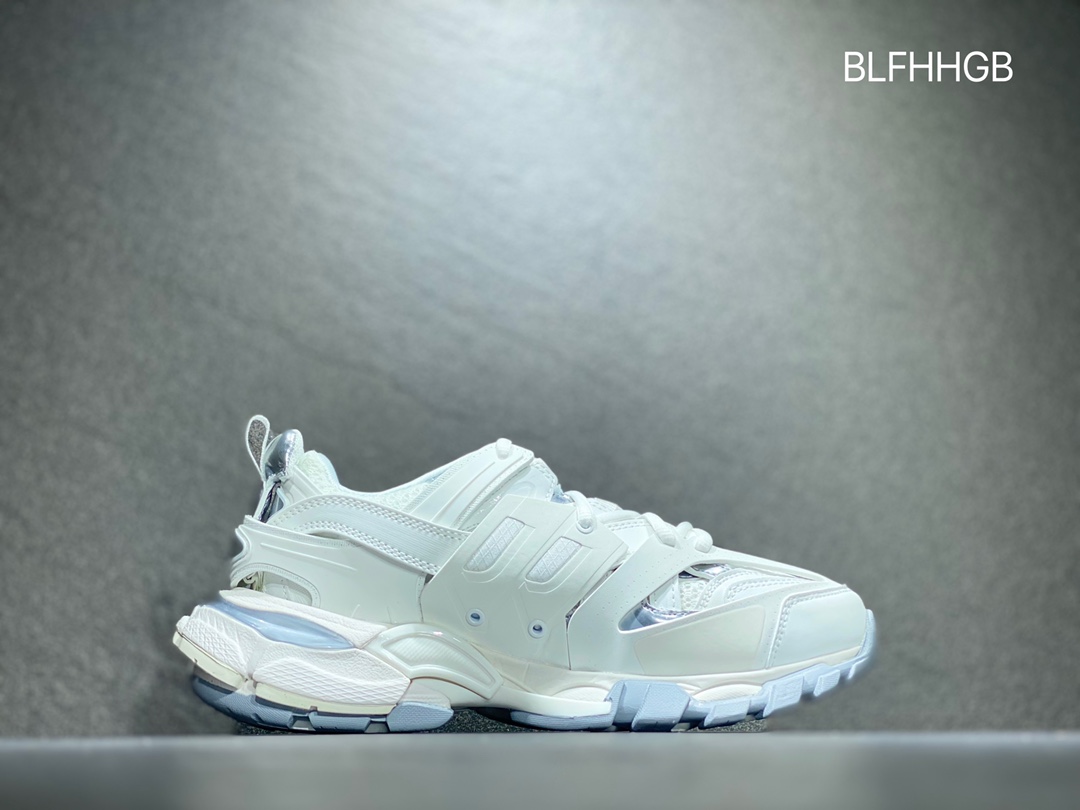 Balenciaga Track Sneaker Tess s.Tire Res BI ALV/TIS EFF NUBUK/TIS E