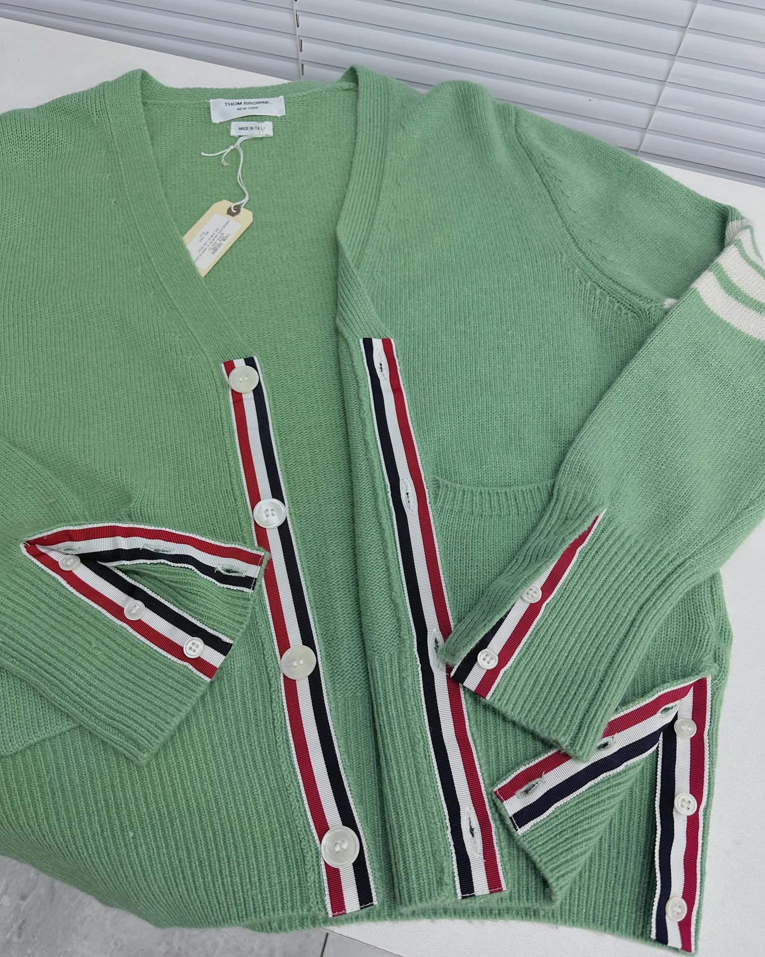 톰브라운 여성 가디건 143032 Thom Browne Cardigan 상세 이미지 7