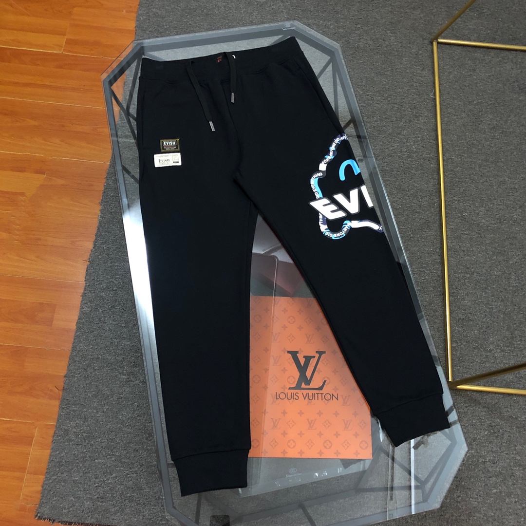 Nuevo, 2022 otoño/invierno nuevo Evisu Fukuok pantalones deportivos para hombre con estampado de cabeza de Buda en líne…
