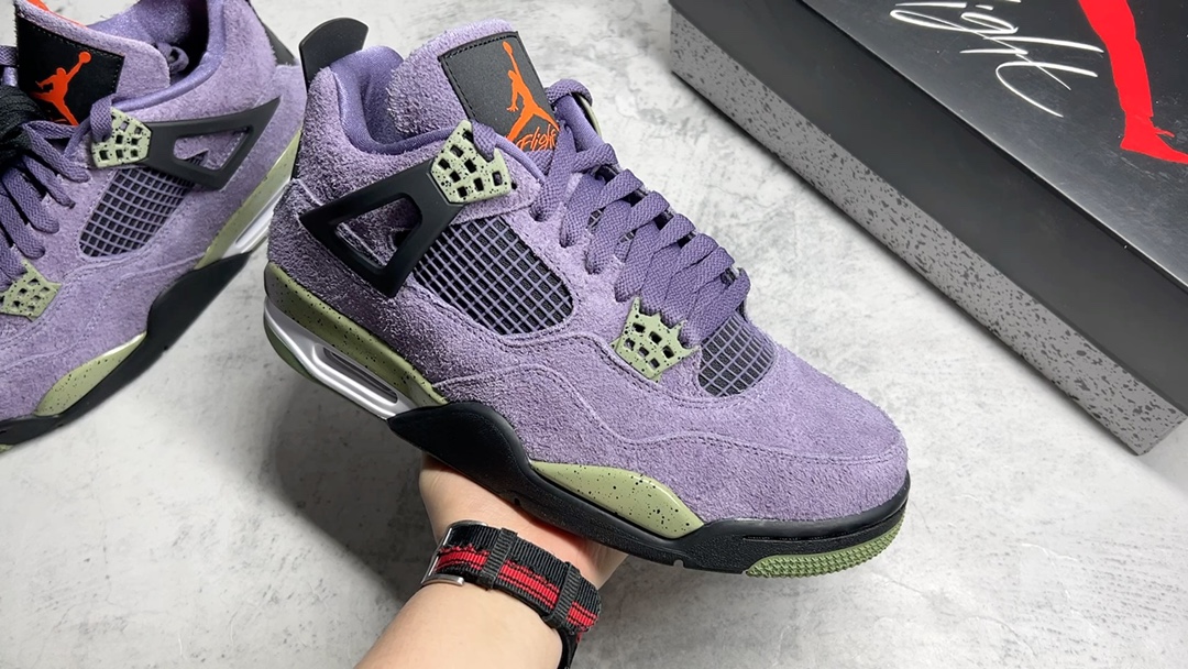 AJ4麂皮紫鞋码40-47.5总裁P