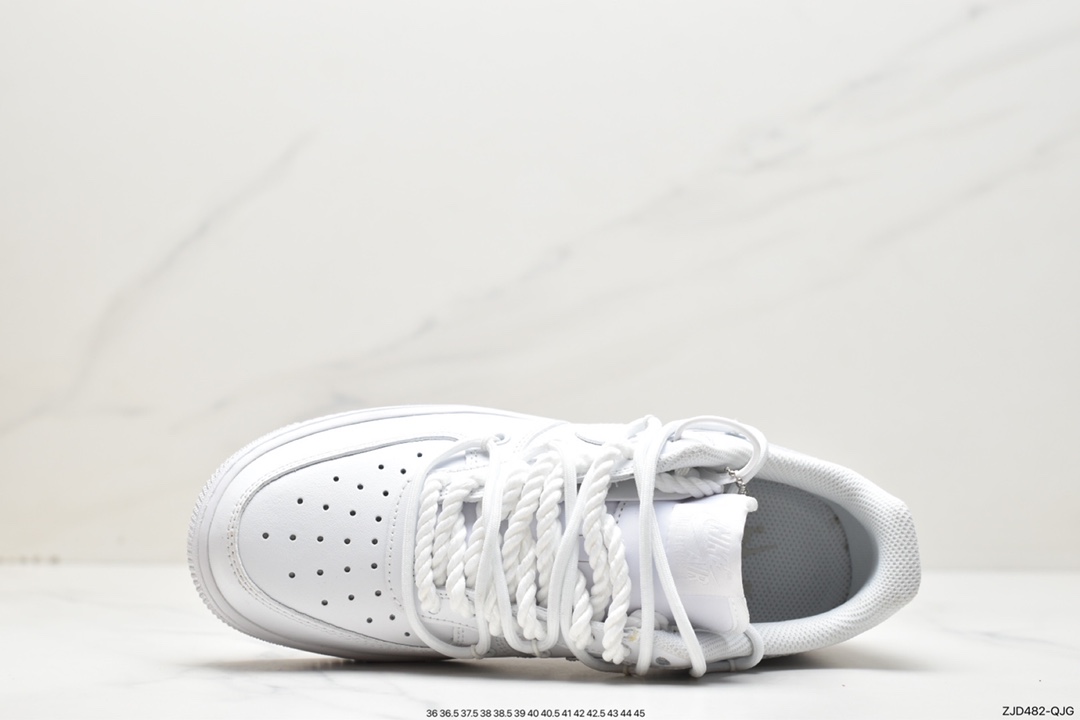 240 Nike Air Force 1'07 Low 绑带解构 空军一号休闲运动板鞋 CV1724-111