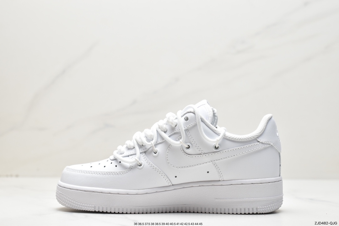 240 Nike Air Force 1'07 Low 绑带解构 空军一号休闲运动板鞋 CV1724-111