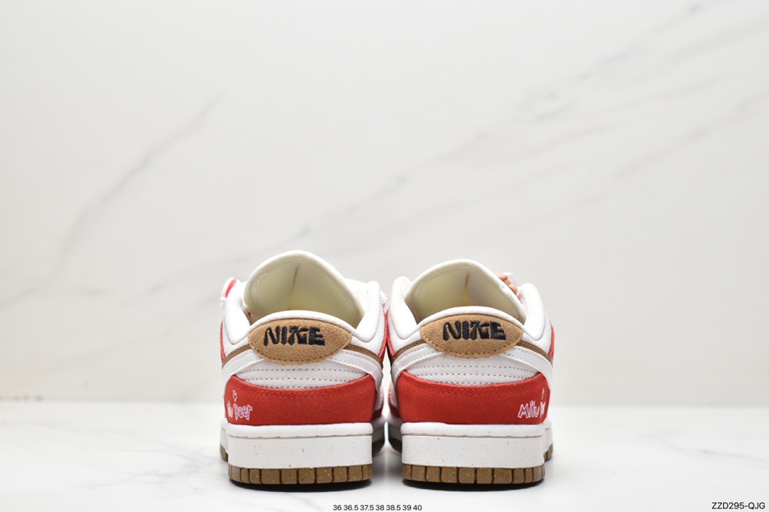 250 Nike SB Dunk Low SE ”85 Double Swoosh Sail Orange”扣篮DO9457-100