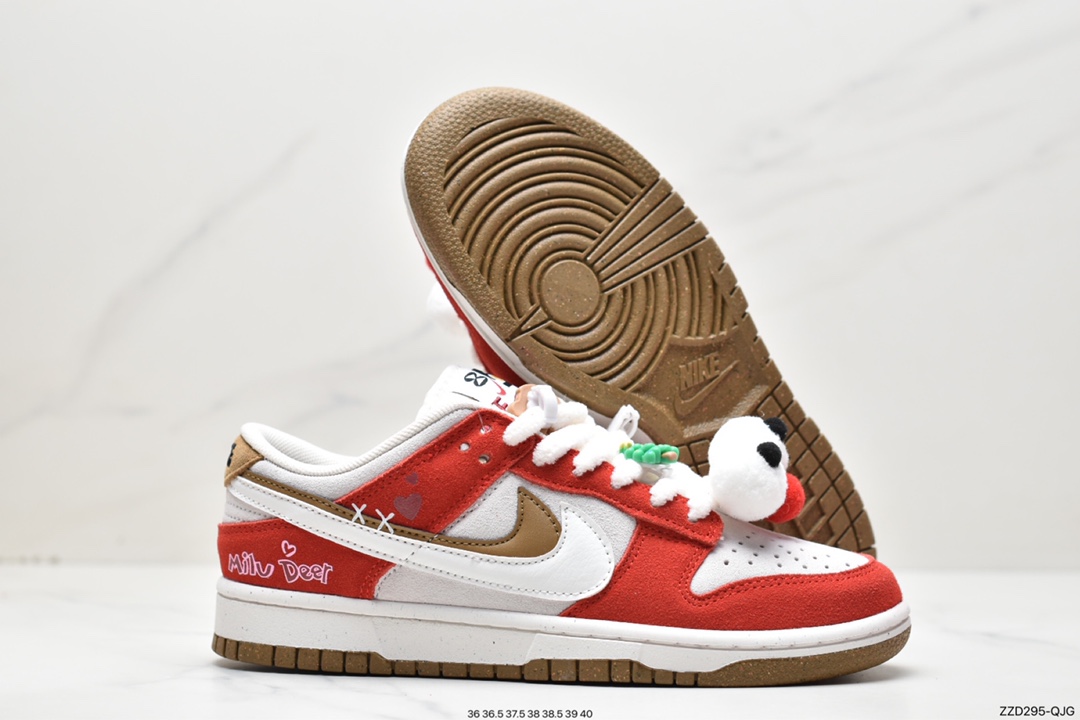 250 Nike SB Dunk Low SE ”85 Double Swoosh Sail Orange”扣篮DO9457-100