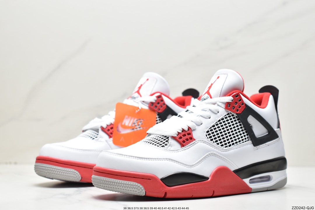 250 Nike Air Jordan 4 Retro OG”Fire Red” AJ4代中帮篮球鞋DC7770-160