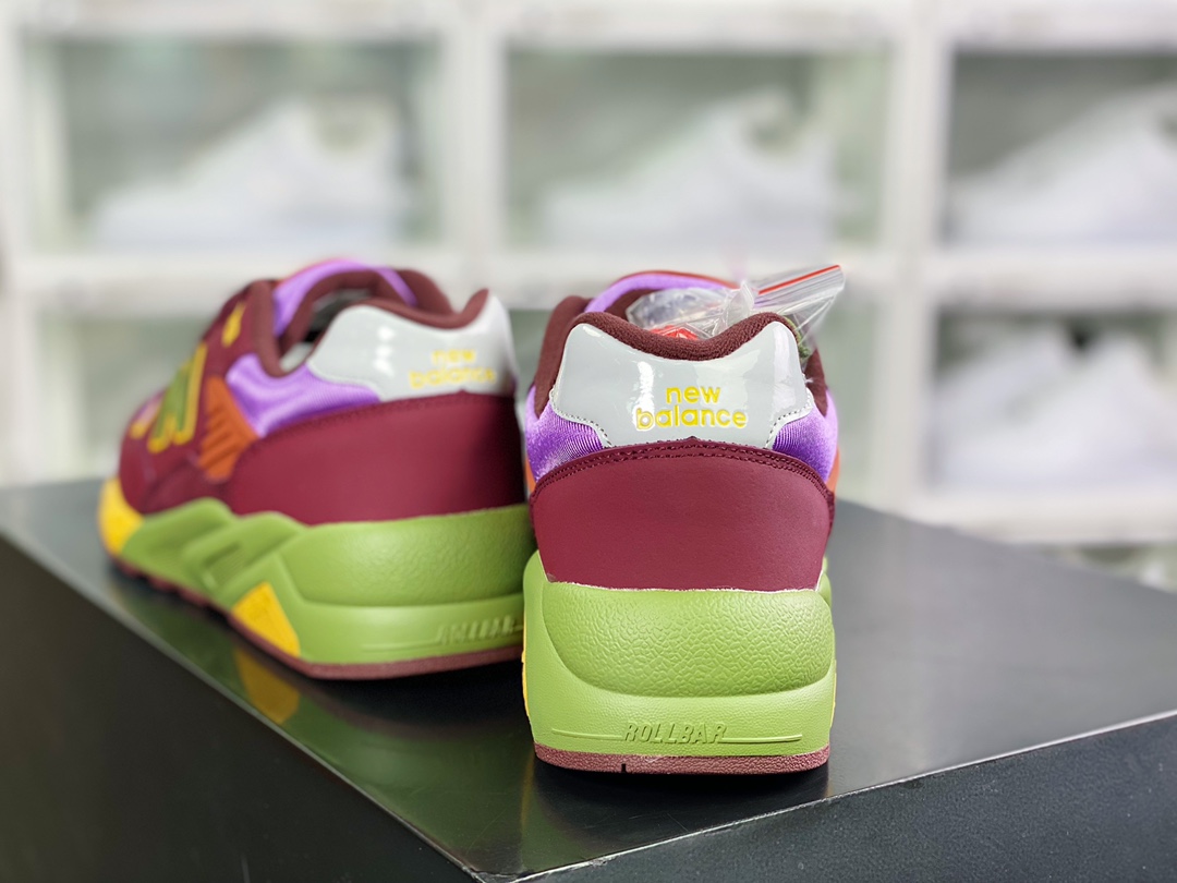 Stray Rats x NB [New Balance] MT580 Series Classic Retro Leisure Sports Jogging ”Wine Red Pink Green” MT580SR2