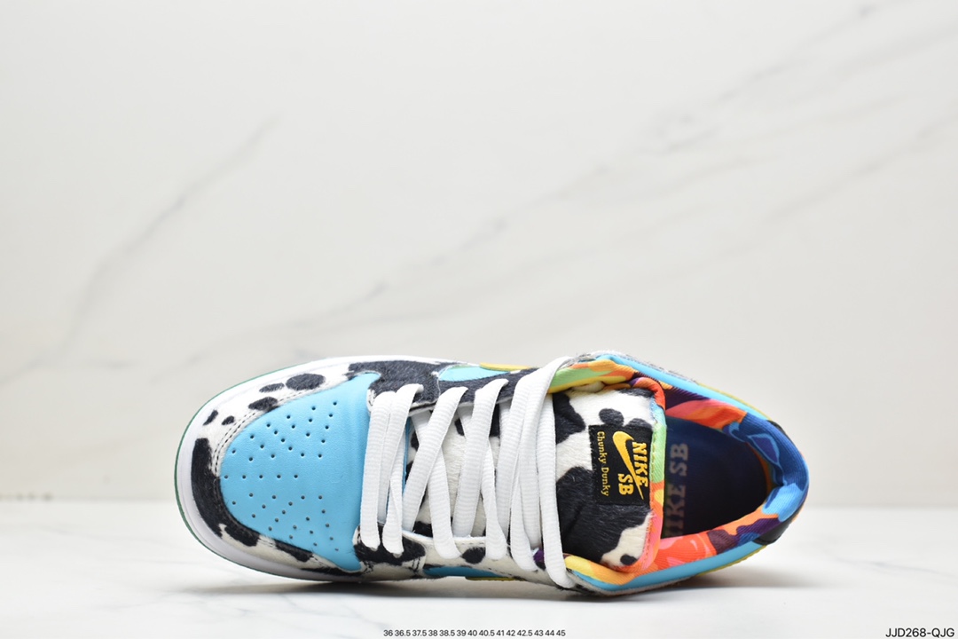 130 耐克 NIKE SB Dunk Low Pro QS 奶牛冰淇淋滑板鞋 CU3244-100