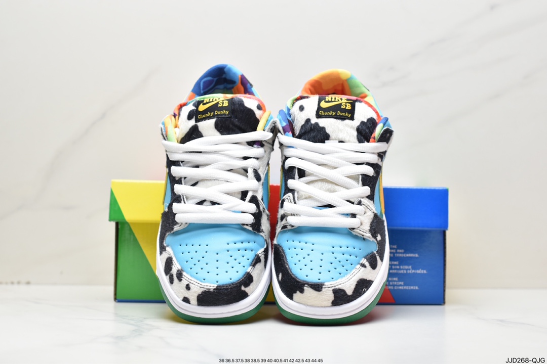 130 耐克 NIKE SB Dunk Low Pro QS 奶牛冰淇淋滑板鞋 CU3244-100