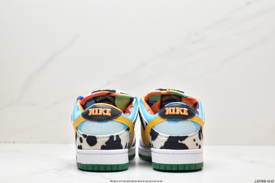 130 耐克 NIKE SB Dunk Low Pro QS 奶牛冰淇淋滑板鞋 CU3244-100