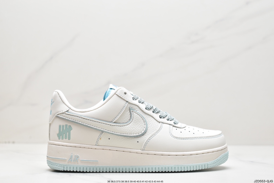 140 定制联名美潮鼻祖品牌UNDEFEATED x Nike Air Force 1′07”Beige/Black 3M”空军一号HL5263