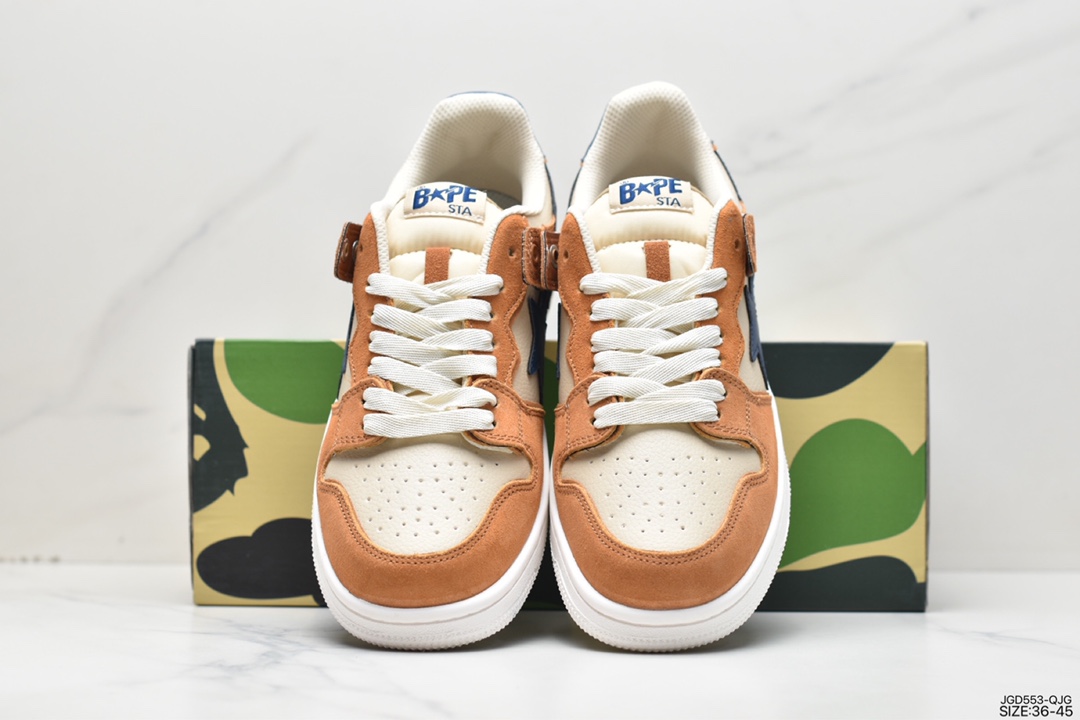 Harajuku trend brand A Bathing Ape BAPE Sk8 Sta Low SK8 series low-top casual sports skateboard shoes