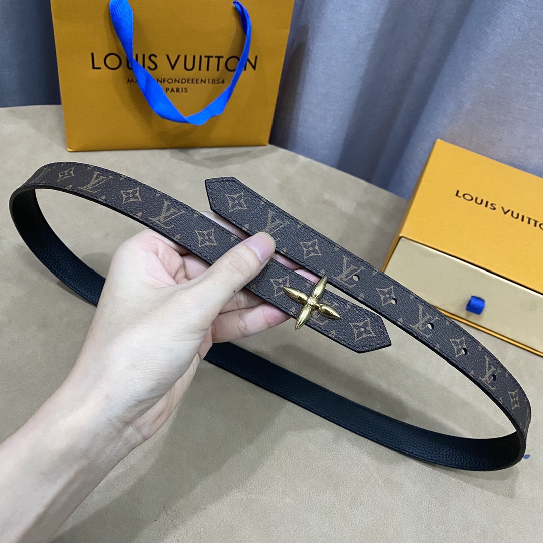 Louis Vuitton Belts Women Calfskin Cowhide