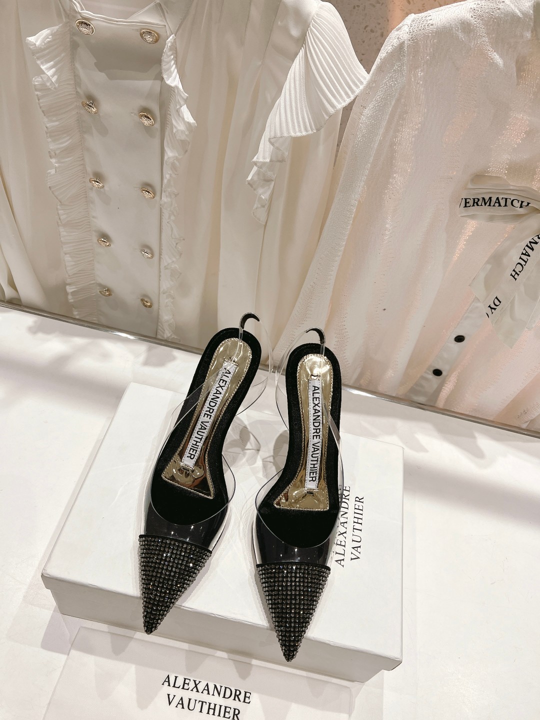 Luxury Diamond-Heel Shoes by AlexandreVuthier 2023SS: Goddess Collection, 700 Offer