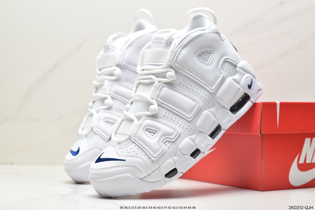 270 Nike Air More Uptempo'96”Cool Grey Midnight Navy ”皮蓬一代DH8011-100