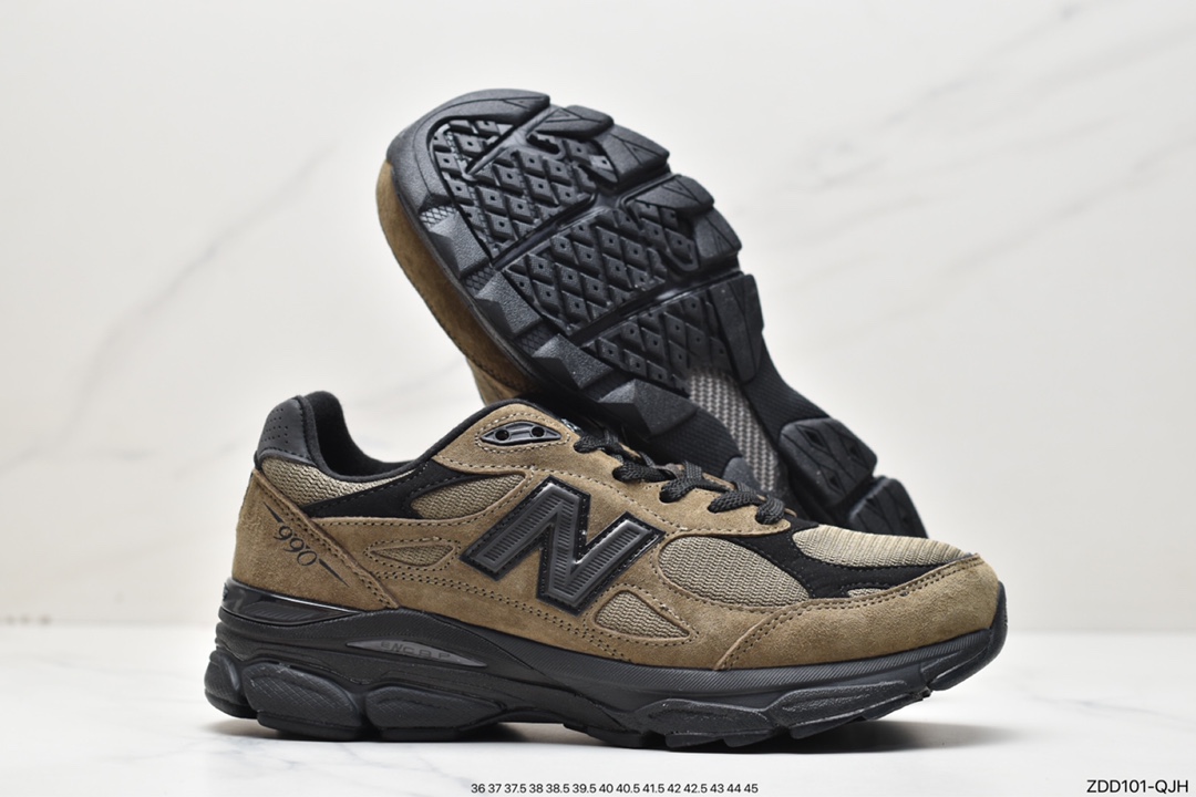 JJJJound x New Balance 990v3 US-produced joint retro low-top jogging shoes M990JJ3