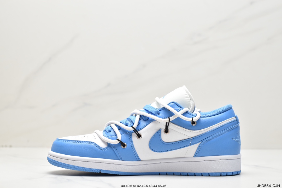 190 Air Jordan 1 Low 解构抽绳低帮 AJ1乔1低帮休闲板鞋 AO9944-441