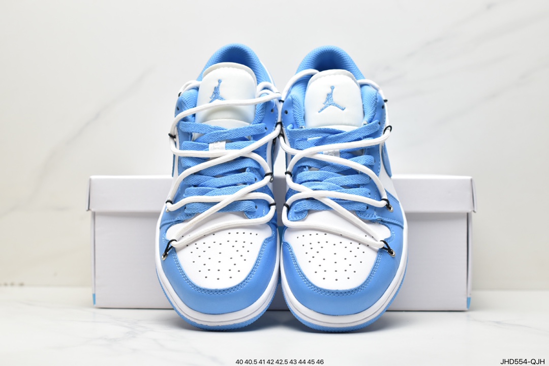 190 Air Jordan 1 Low 解构抽绳低帮 AJ1乔1低帮休闲板鞋 AO9944-441