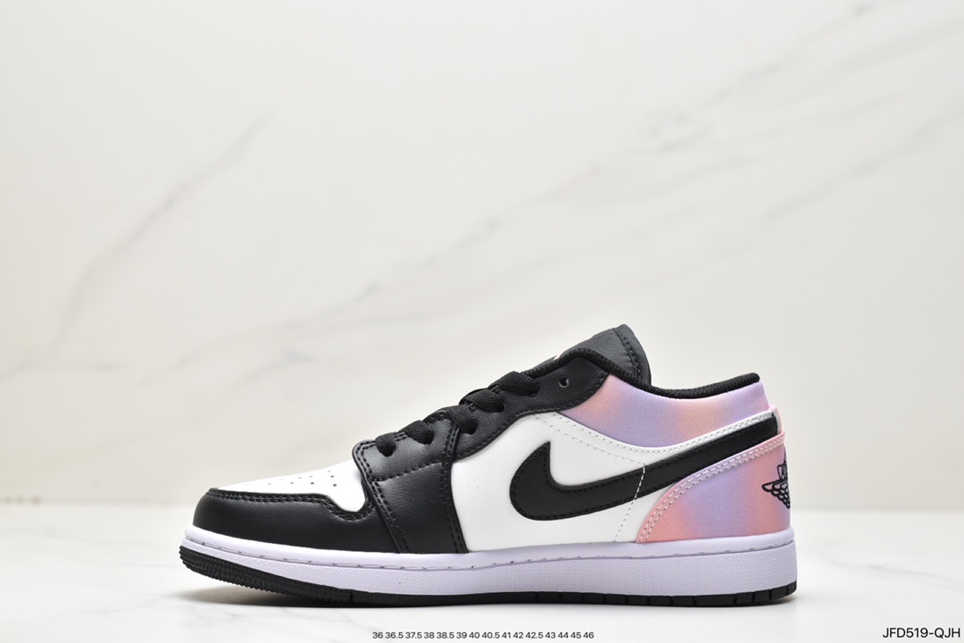 Air Jordan 1 Low ”Zen Master” Low black and white powder tie-dye DQ2516-108