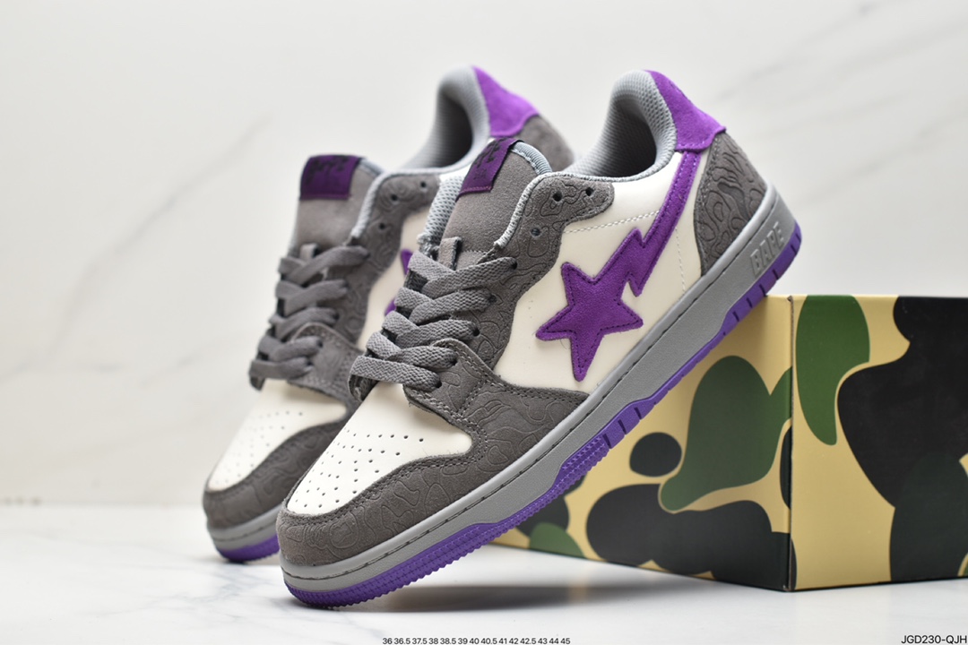 Harajuku trend brand A Bathing Ape in Japan BAPE Sk8 Sta Low SK8 series low-top sneakers