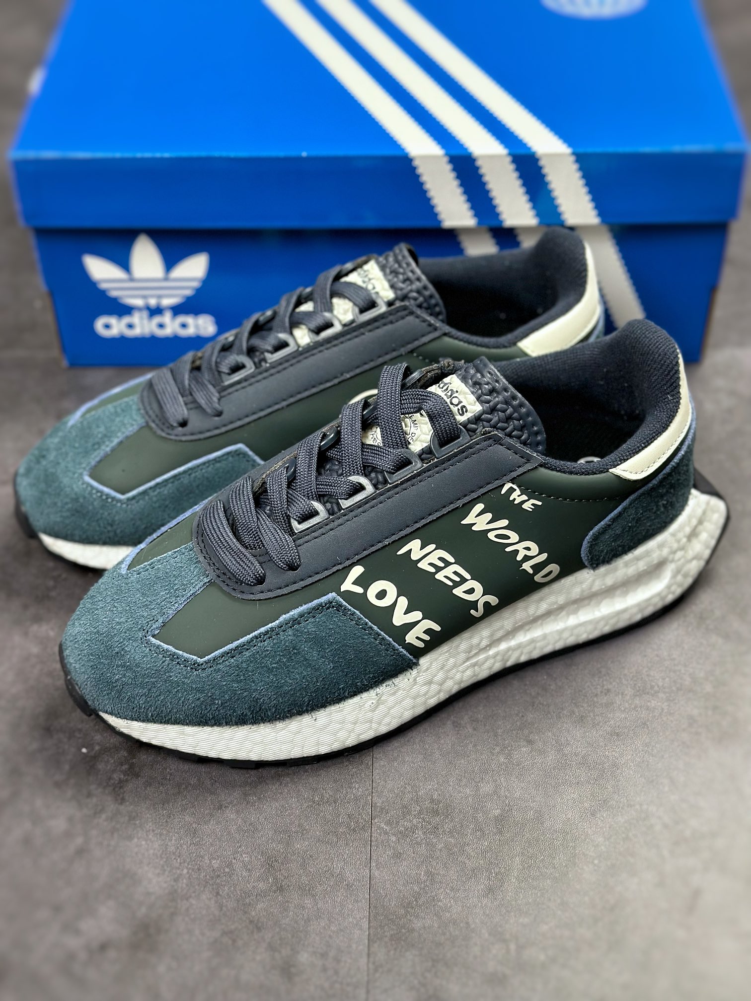 adidas Racing E5 Boost Prototype speed light retro series GW1355