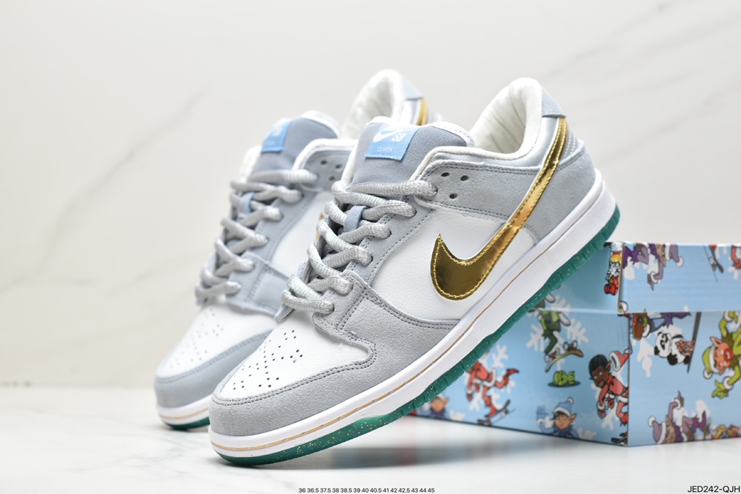 150 耐克Nike SB Dunk Low Pro 复古低帮休闲运动滑板板鞋BQ6817-007