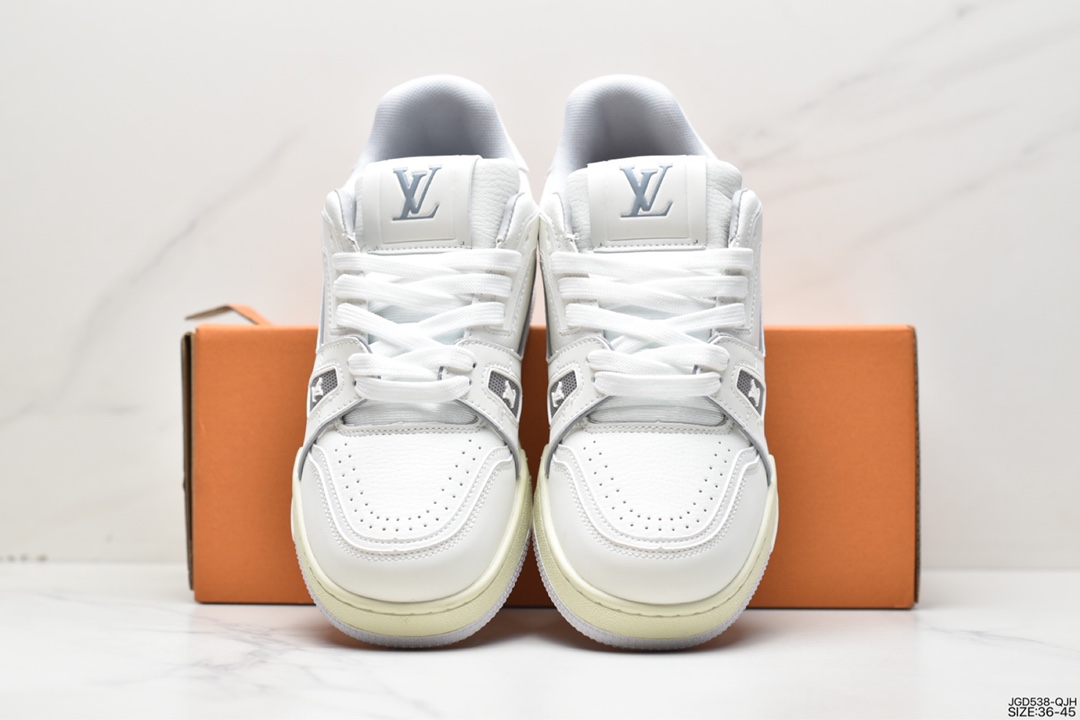 New LV Louis Vuitton Louis Vuitton Trainer Sneaker Low casual basketball shoes