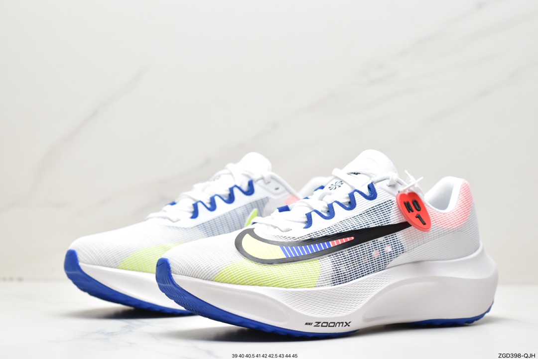 290 纯原Nk Zoom Fly 5超轻跑步鞋 REACT 泡棉搭配碳纤维板  DX1599-100