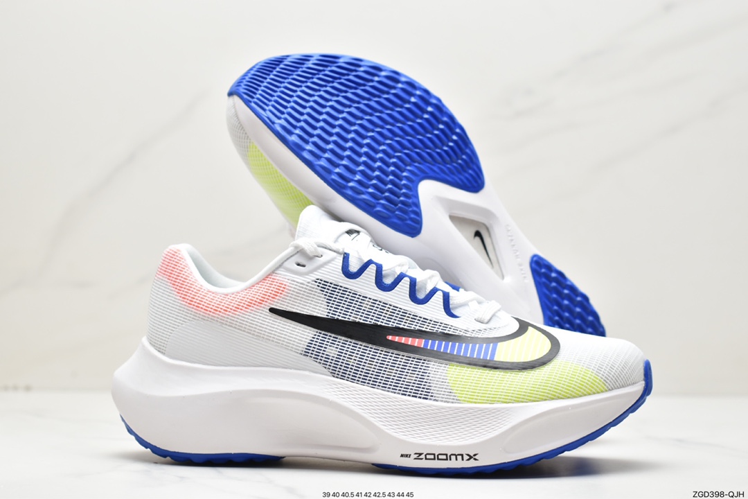 290 纯原Nk Zoom Fly 5超轻跑步鞋 REACT 泡棉搭配碳纤维板  DX1599-100