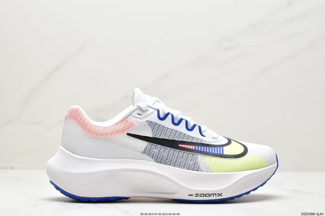 290 纯原Nk Zoom Fly 5超轻跑步鞋 REACT 泡棉搭配碳纤维板  DX1599-100