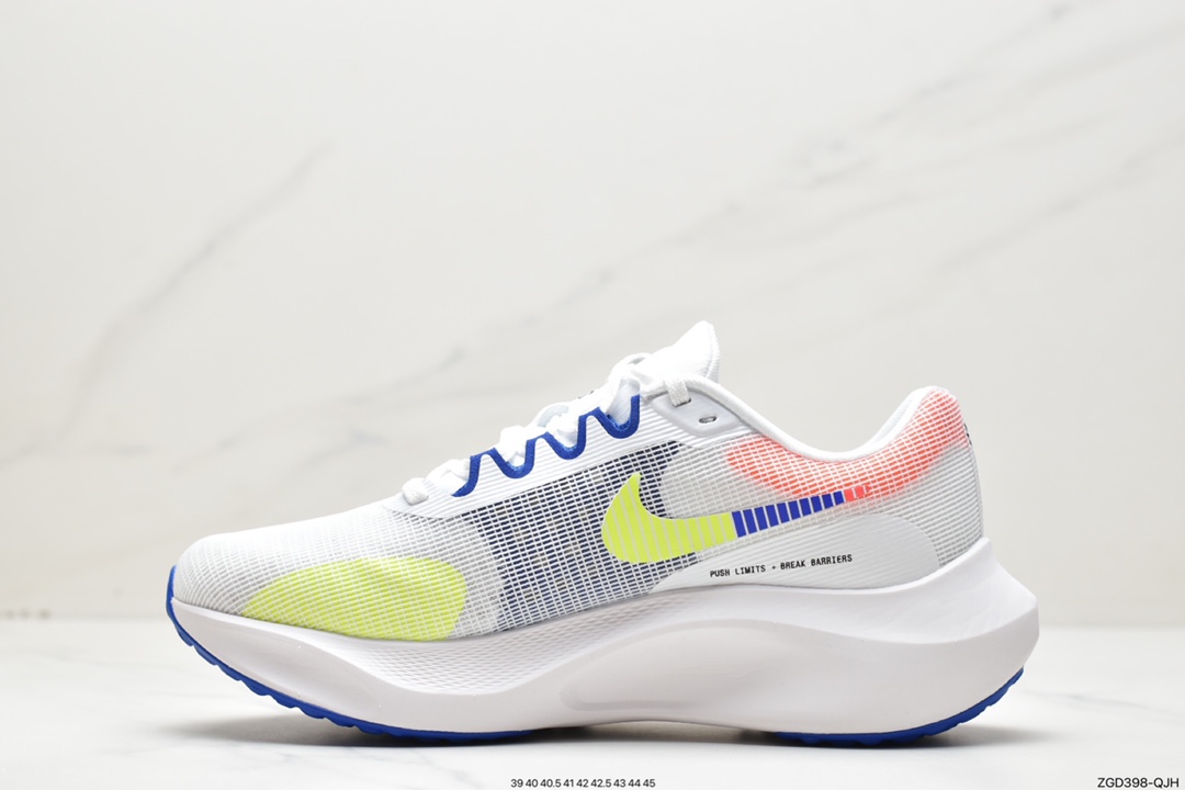 290 纯原Nk Zoom Fly 5超轻跑步鞋 REACT 泡棉搭配碳纤维板  DX1599-100