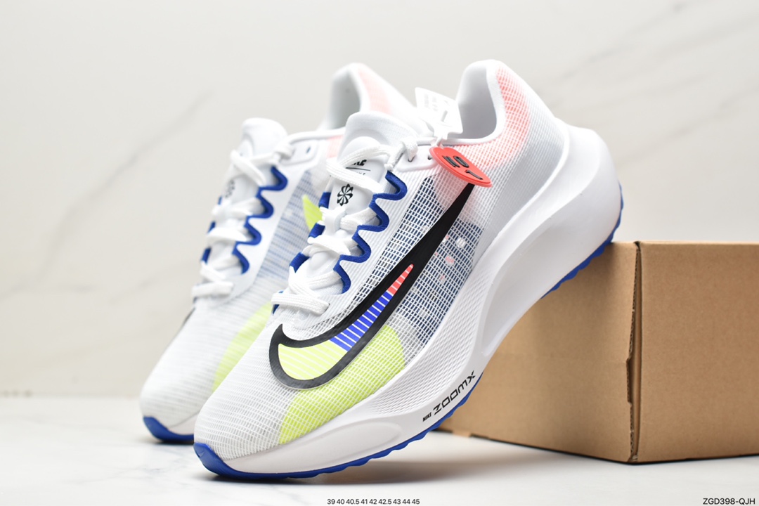 290 纯原Nk Zoom Fly 5超轻跑步鞋 REACT 泡棉搭配碳纤维板  DX1599-100