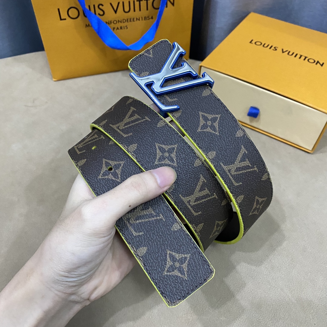 Louis Vuitton Belts Calfskin Cowhide