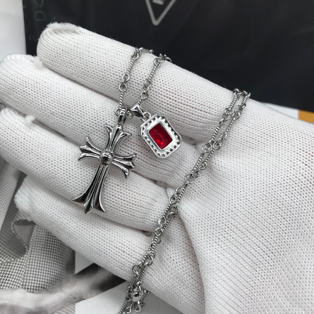 Chrome Hearts Chrome Hearts 克罗心白金项链