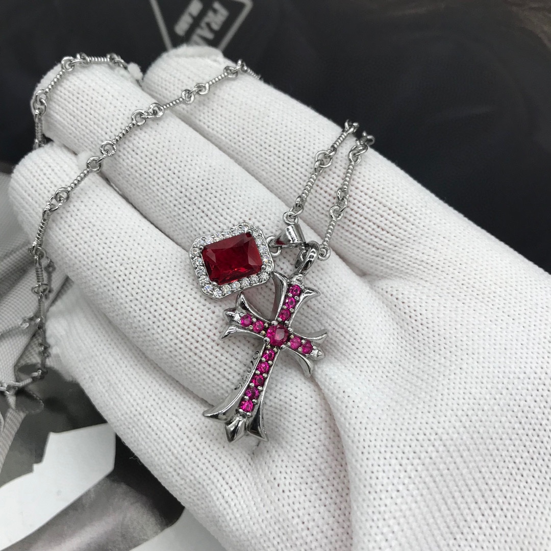 Chrome Hearts Chrome Hearts 克罗心白金项链