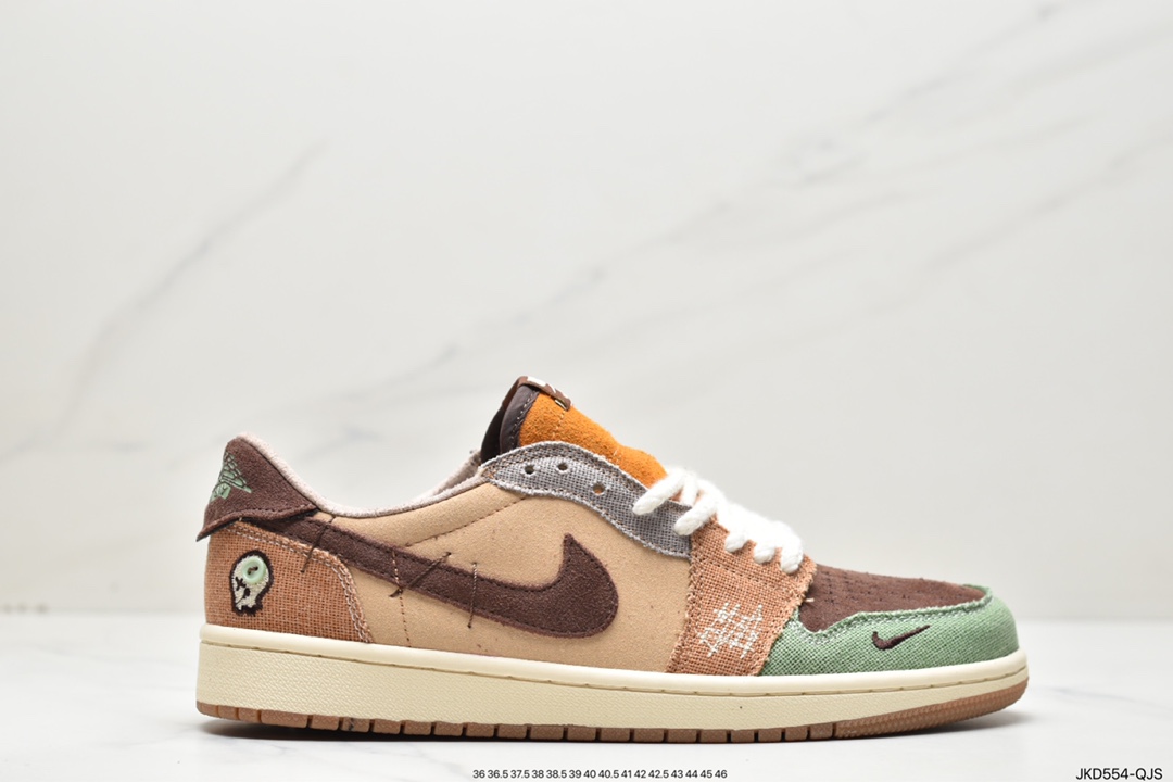 160 NBA锡安·威廉姆森/Zion Williamson x Air Jordan 1 Low OG”Voodoo”AJ1乔丹一代 DZ7292-200