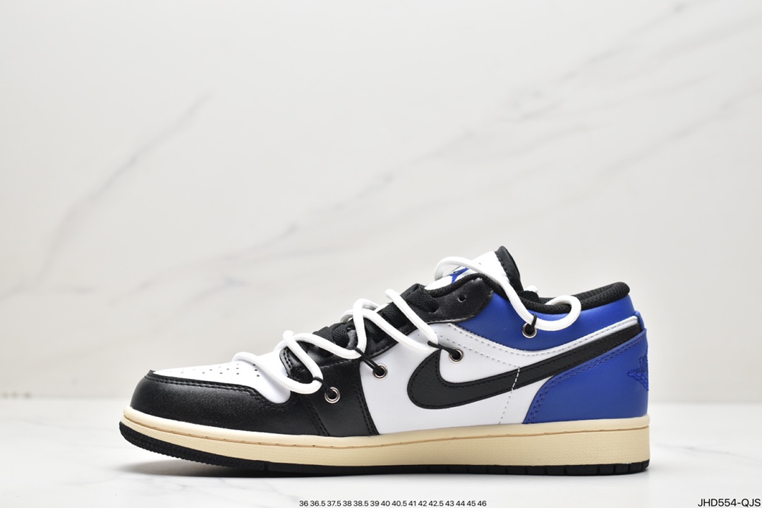 190 Air Jordan AJ1 Low 解构绑带 DW7866-888