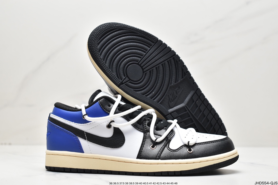 190 Air Jordan AJ1 Low 解构绑带 DW7866-888